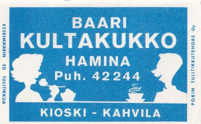 Hamina. Baari Kultakukko   b532
