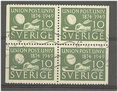 Ruotsi Mi 351 Dl/Dr nelilö o