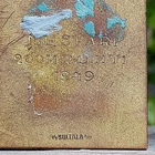 Kullanvärinen merkki. Valmistajan leimalla. Mitat - 44*38 mm - pikkukuva 3