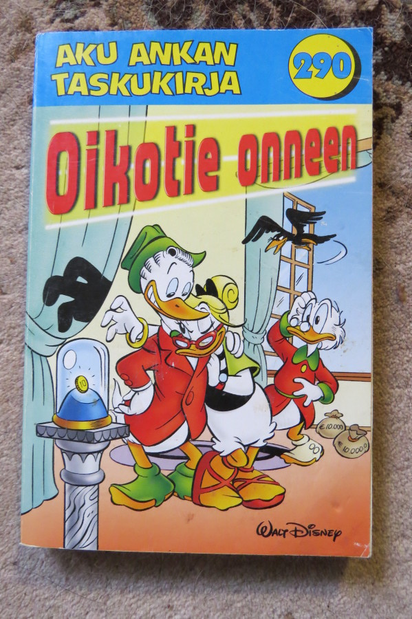 Aku Ankan taskukirja 290 Oikotie onneen