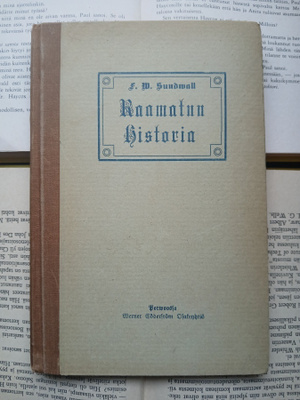 F.W. Sundwall - Raamatun historia (sid.)