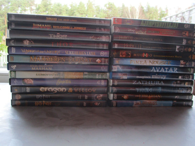 24 KPL DVD 25 KPL FANTASIA ELOKUVIA