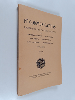 Archer Taylor : FF Communications Vol. LIII1, N:o 126 : A...