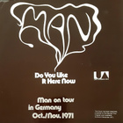 Man - Do You Like It Here Now, Are You Settling In? GER 1971 - pikkukuva 1