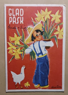 Kristina: Poika tuo narsisseja, tiput seuraavat, p. 1949