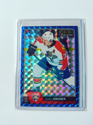 Jussi Jokinen 16-17 Opc Platinum Royal Blue Cubes /99