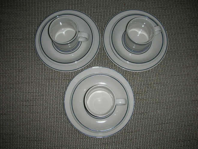 Arabia Usva kahvikuppisetti 3 kpl