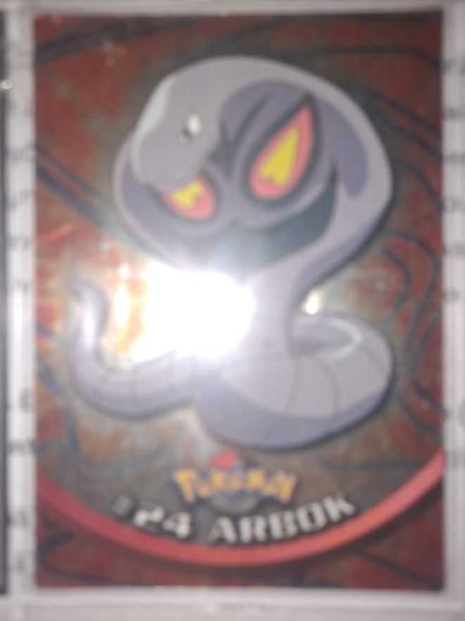 Pokémon Topps #24 Arbok Holo kortti