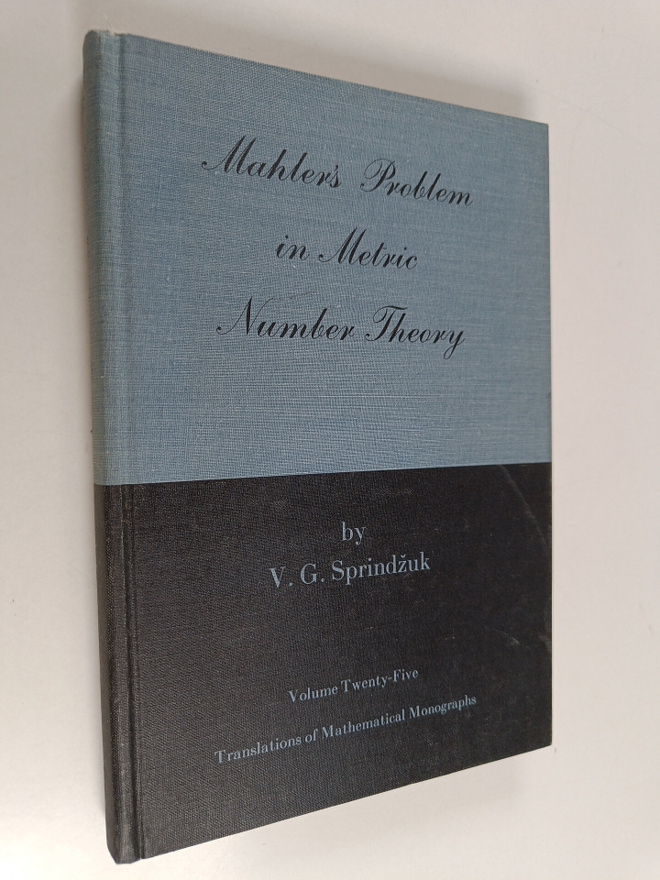 V. G. Sprindzhuk : Mahler's problem in metric number theory