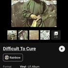 RAINBOW - DIFFICULT TO CURE LP - pikkukuva 3