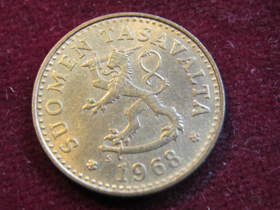 10 penniä 1968