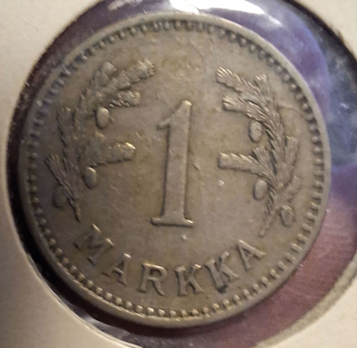 1mk kolikko1928.