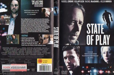 State Of Play (50 015) UUSI -FI- DVD russell crowe 2009