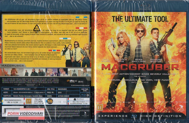 Macgruber	(24 579)	UUSI	-FI-	BLU-RAY			will forte	2010