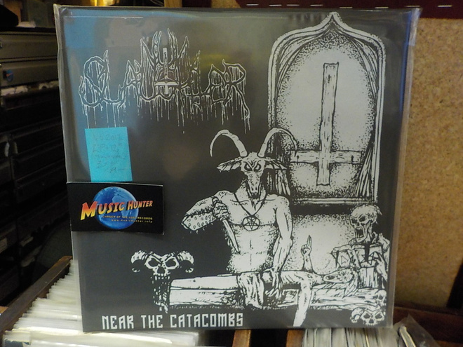 NUNSLAUGHTER - NEAR THE CATACOMBS EX+/M- LP + 12"