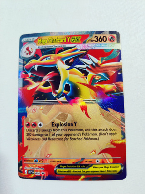 Mega Charizard Y Ex MEP 030 Black Star Promo