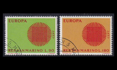 San Marino 955-6 o Europa (1970)