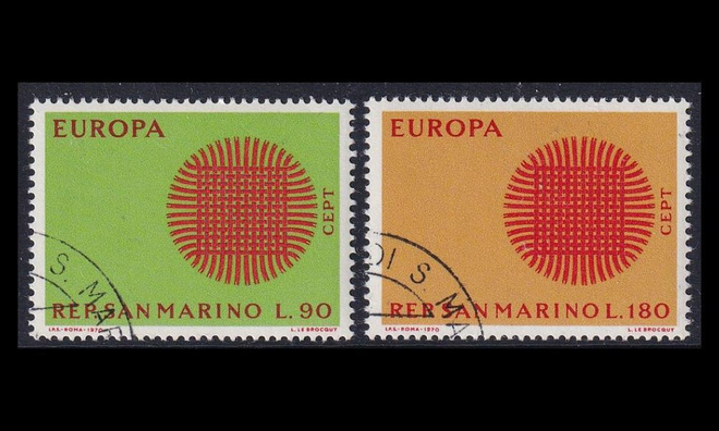 San Marino 955-6 o Europa (1970)