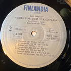 Jea Sibelius - Works For Violin And Piano lp - pikkukuva 3
