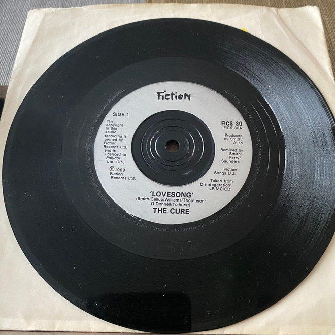THE CURE: Lovesong * 2 Late * UK 1989