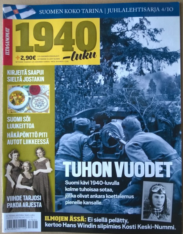Ilta-sanomat Suomen koko tarina - juhlalehtisarja: 1940-luku