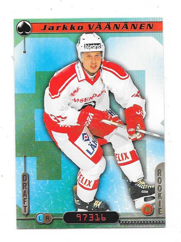 2000-01 CardSet #229 Jarkko Väänänen  Ässät