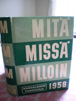 Mitä Missä Milloin 1958