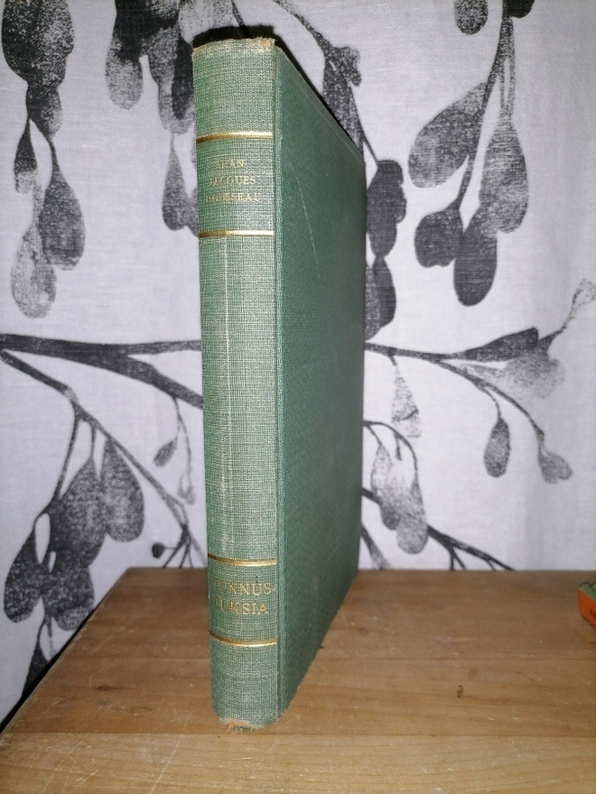 Jean-Jacques Rousseau - Tunnustuksia - 1.p.1938