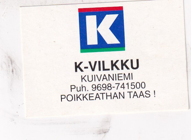 Kuivaniemi, K-Vilkku, Kesko    . s48