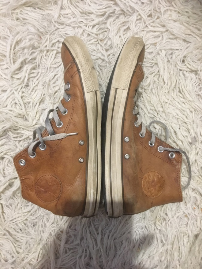 CONVERSE SHOES LEATHER kengät nahka koko 44