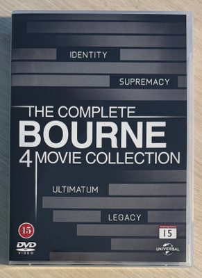 Jason Bourne -kokoelma (2002-2012) Matt Damon (4DVD)