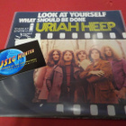 URIAH HEEP - LOOK AT YOURSELF VG+/EX- 7'' SINGLE - pikkukuva 1
