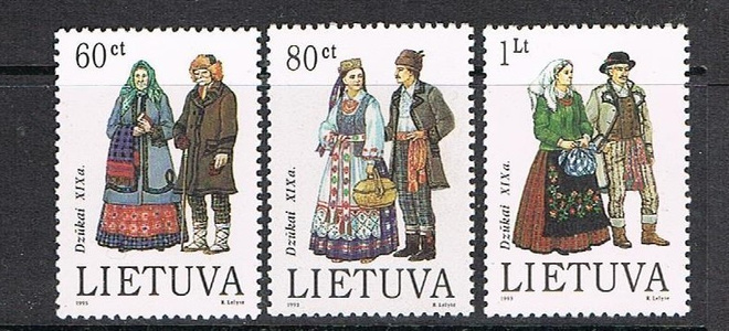 Liettua 1993 - Kansanpukuja (3)  ++