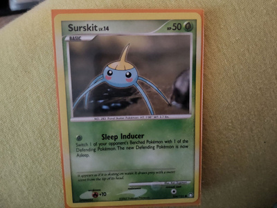 Surskit #104 Pokemon Mysterious Treasures non holo card