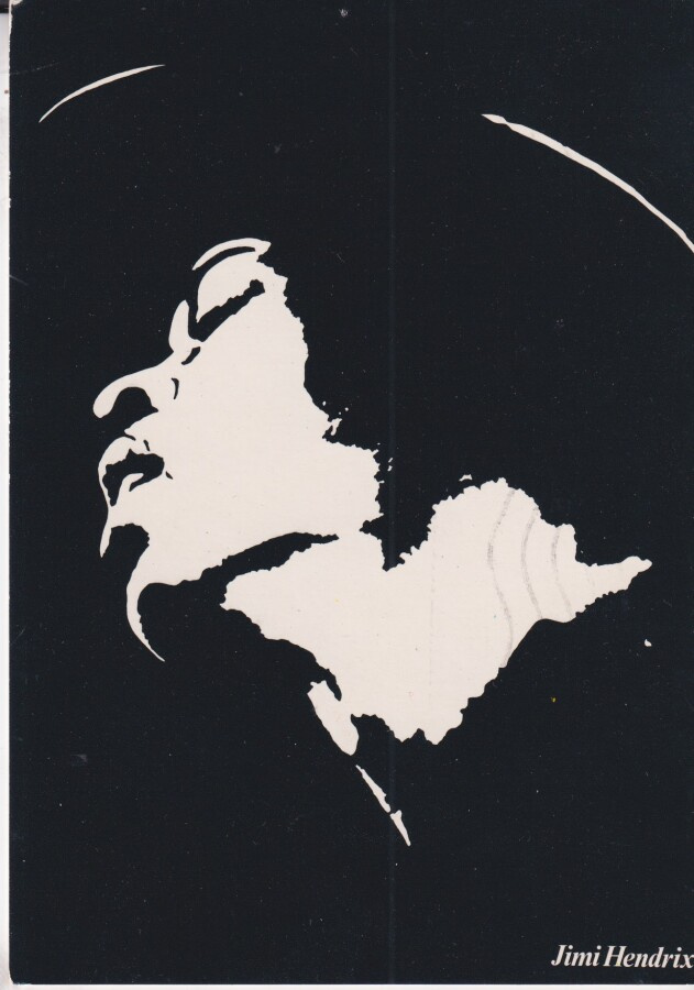 Jimi Hendrix by Jytte Morch . Star.  e147