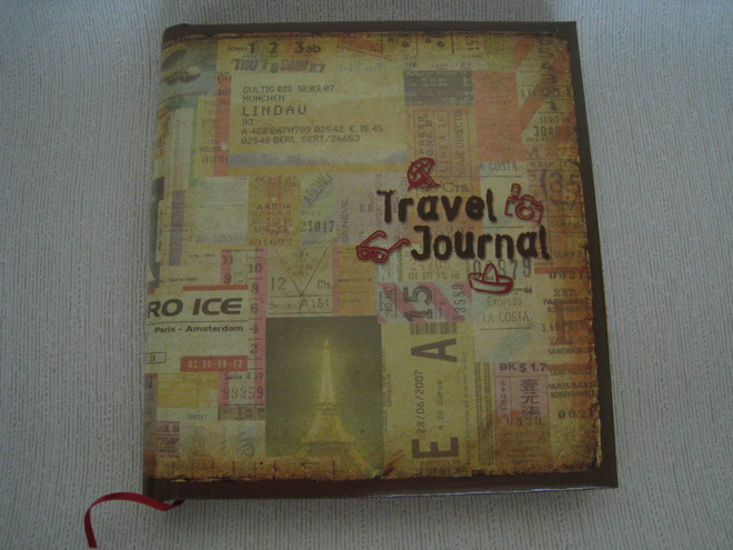 Travel Journal matka päiväkirja Täytettävä kirja
