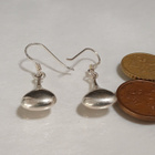 Hopeaa, Teardrop Ball Dangle Drop, korvakorut 925 - pikkukuva 3