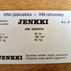 MM Jääkiekko 72 Hellas Jenkki Purkkakuva. no 87 - pikkukuva 2