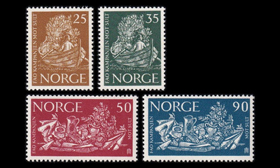 Norja 487-90 ** Nälkä pois (1963)