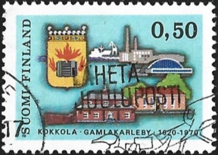 1970 Kokkola 350 vuotta leimattu LaPe 681