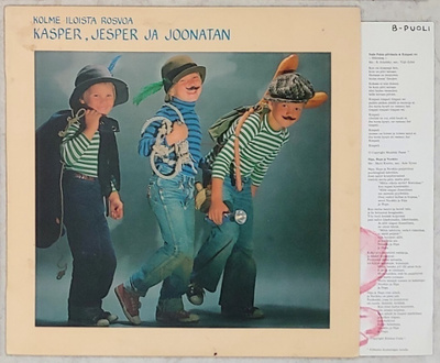 KOLME ILOISTA ROSVOA – LP 1979, Elina Salo, Harri Saksala ym