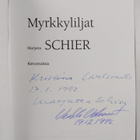 Marjatta Schier : Myrkkyliljat : kertomuksia (signeerattu... - pikkukuva 3