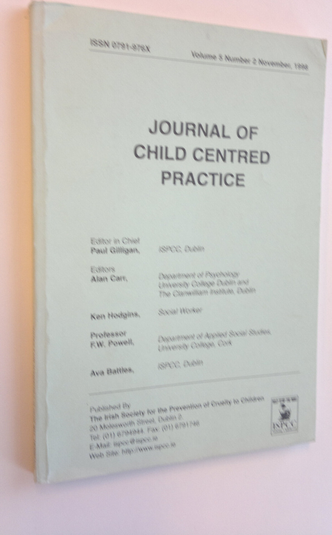 Paul (toim.) Gilligan : Journal of Child Centred Practice...