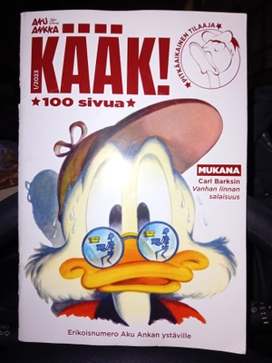 Aku Ankka  :  KÄÄK 1/2023 100 SIVUA (  SIS POSTIKULU  )