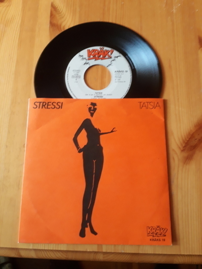 Stressi : Tatsia 7" ps orig 1980 Synth-pop, New Wave nm