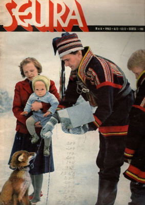 Seura n:o 6 1963 Kaija Mustonen. Kyykkää Karjalan malliin.