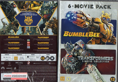 Bumblebee + Tranformers 5 Movie Coll (28 998) UUSI -FI- DVD