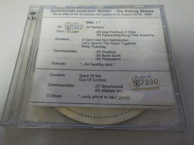 ROLLING STONES SUPERSTAR CONCERT SERIES CD LIVE CONCERT