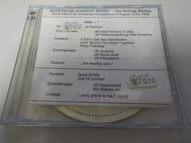 ROLLING STONES SUPERSTAR CONCERT SERIES CD LIVE CONCERT