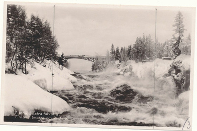 IMATRA talvella - vanha kortti